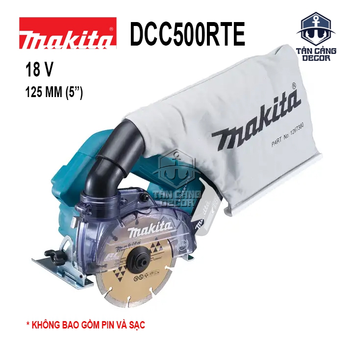 Máy Cắt Gạch 125mm Dùng Pin 18V Makita DCC500Z ( Thân Máy )