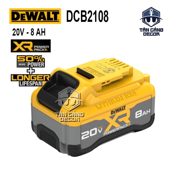 Pin Powerpack 20V 8.0Ah DeWalt DCB2108