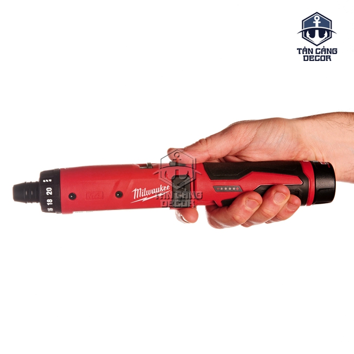 Combo Máy Vặn Vít Gập Dùng Pin Milwaukee M4D-202D (2 pin + 1 sạc) - Ảnh 4