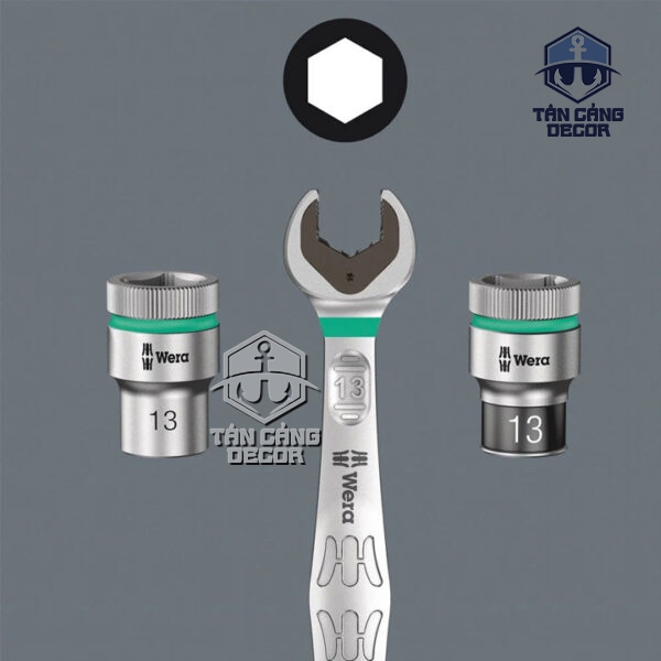 Bộ Cờ Lê 6000 Joker 11 Chi Tiết Vòng Tự Động Wera 05020013001 - Ảnh 8