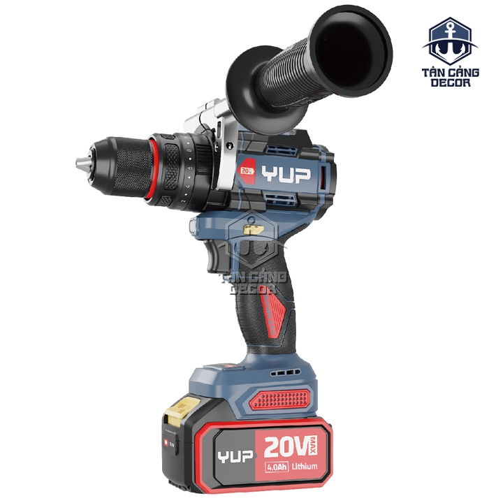 Máy Khoan Động Lực Dùng Pin 13mm YUP YP20 DR13B (1 Pin + 1 Sạc) - Ảnh 4