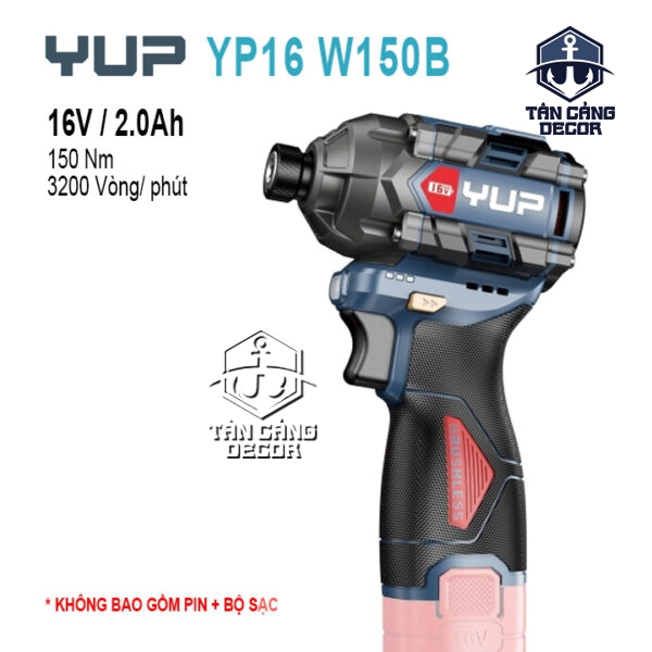 Máy Vặn Vít Dùng Pin YUP YP16 W150B (Thân Máy)