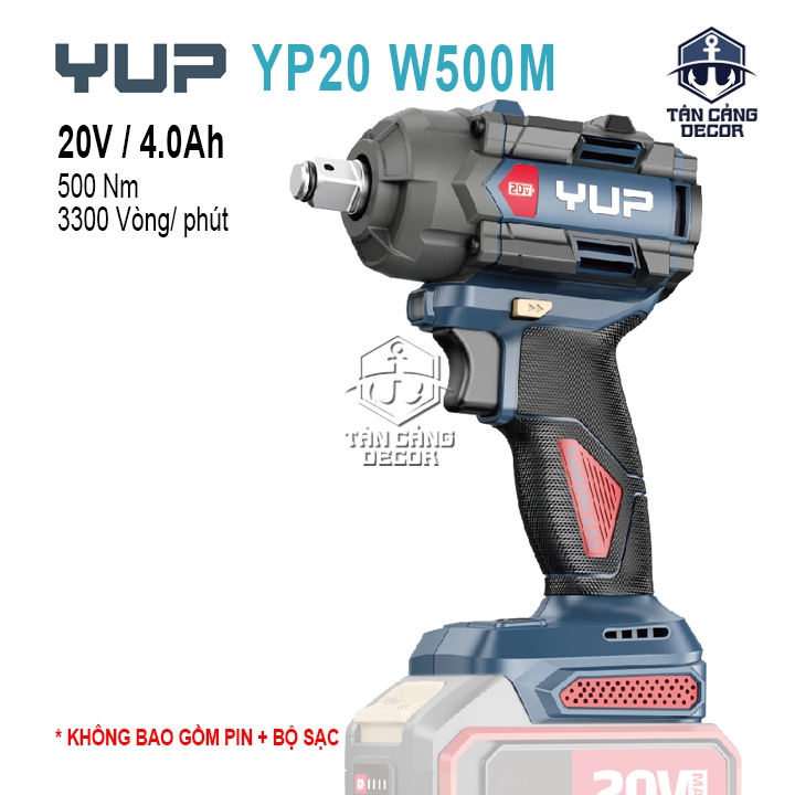 Máy Siết Bu Lông Dùng Pin YUP YP20 W500M (Thân Máy)