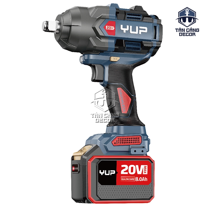 Máy Siết Bu Lông Dùng Pin YUP YP20 W1000M Bản 8.0Ah (1 Pin + 1 Sạc) - Ảnh 3