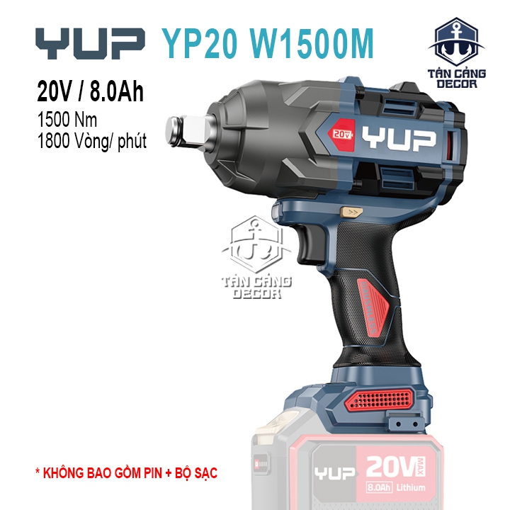 Máy Siết Bu Lông Dùng Pin YUP YP20 W1500M (Thân Máy)