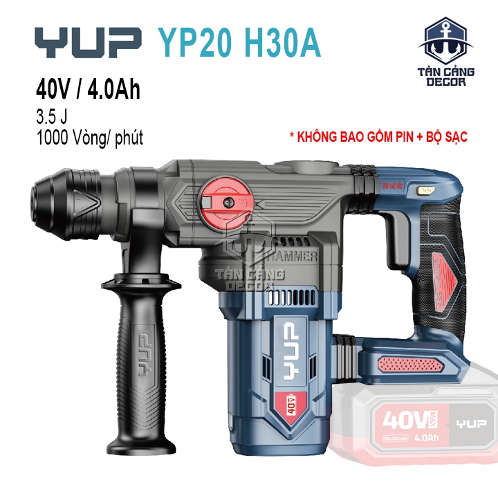 Máy Khoan Đục Bê Tông Dùng Pin YUP YP20 H30A (Thân Máy)