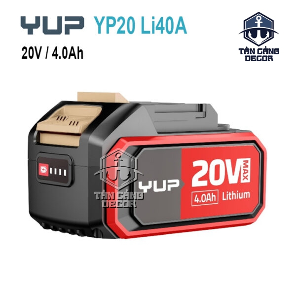 Pin 20V / 4.0Ah YUP YP20 Li40A