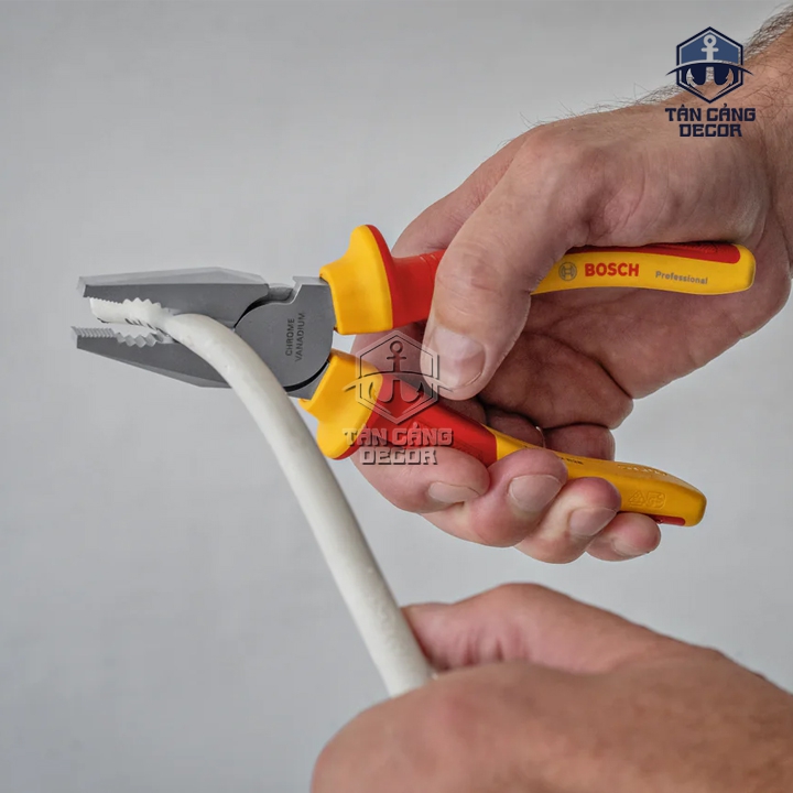 Kìm Đa Năng Cách Điện 1000V 180 mm Bosch 1600A02NE1 - Ảnh 4