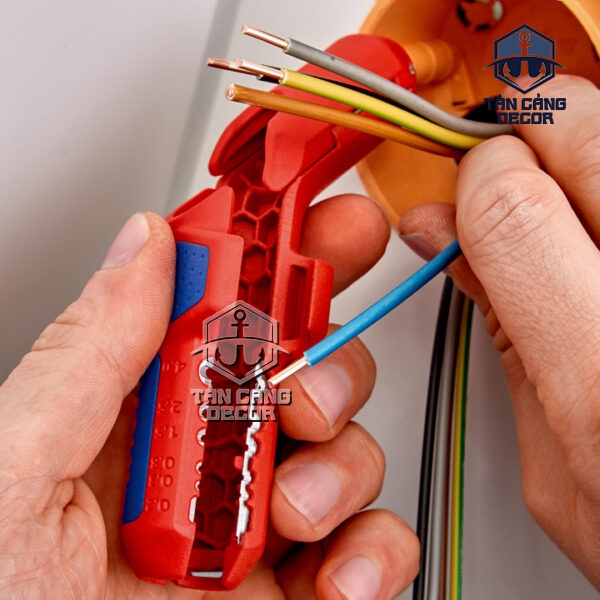 Dụng Cụ Tách Dây Knipex ErgoStrip 16 95 01 SB ( Thuận Tay Phải ) - Ảnh 6