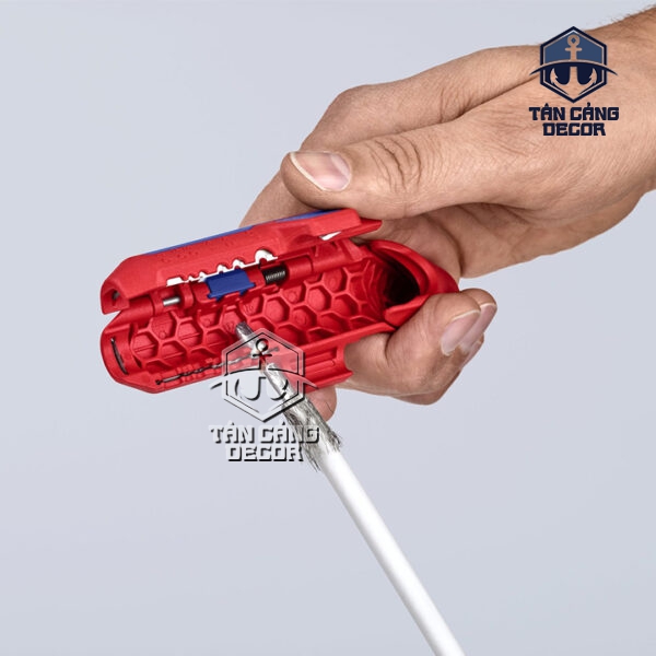 Dụng Cụ Tách Dây Knipex ErgoStrip 16 95 01 SB ( Thuận Tay Phải ) - Ảnh 8