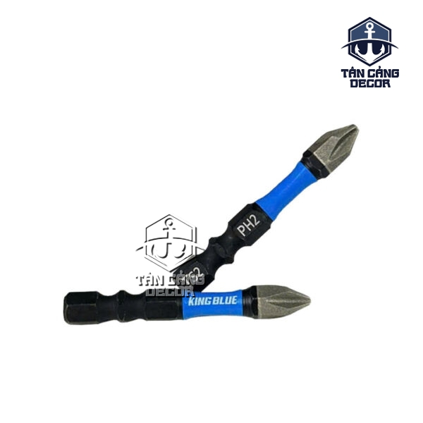 Bộ 2 Mũi Bắt Vít PH2 x 50mm Chống Trượt Kingblue V50S - Ảnh 3