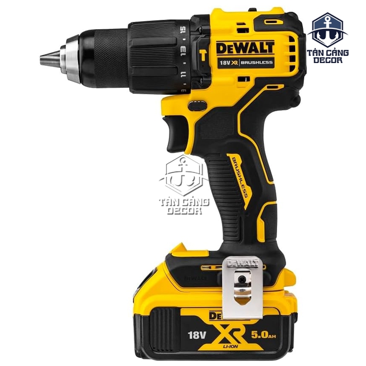 Combo Máy Khoan Động Lực Dùng Pin DeWalt 20V DCD709M2 ( Thân Máy, Thùng Nhựa, 1 Sạc, 2 Pin 5.0 Ah ) - Ảnh 3