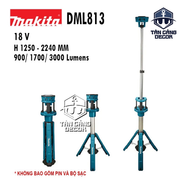 Đèn Công Trường Dùng Pin (18V/14.4V) Makita DML813 (Thân Máy)