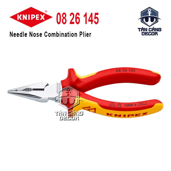 Kìm Đa Năng Mũi Thon 1000V 145 mm Knipex 08 26 145
