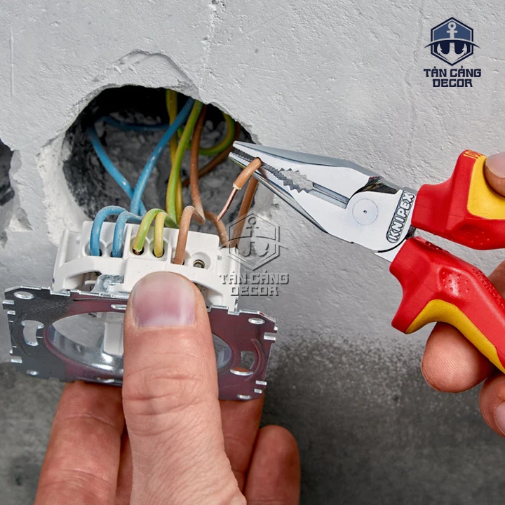 Kìm Đa Năng Mũi Thon 1000V 145 mm Knipex 08 26 145 - Ảnh 4