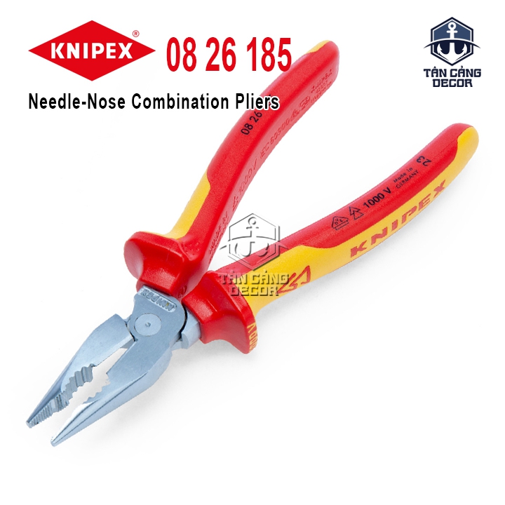 Kìm Đa Năng Mũi Thon 1000V 185 mm Knipex 08 26 185