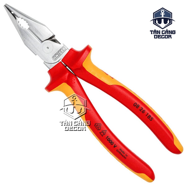 Alternative view of Kìm Đa Năng Mũi Thon 1000V 185 mm Knipex 08 26 185