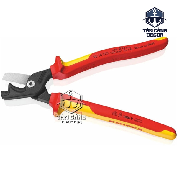 Alternative view of Kìm Cắt Cáp Cách Điện 1000V 225 mm Knipex 95 18 225