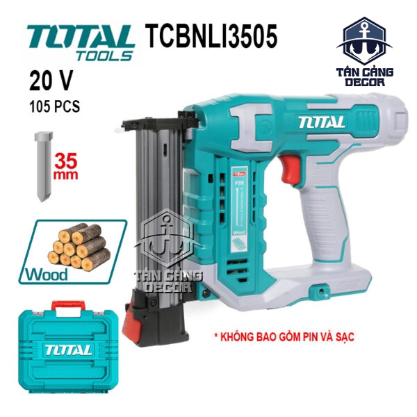 Súng Bắn Đinh Gỗ F15-35 Dùng Pin 20V Total TCBNLI3505 ( Thân Máy )