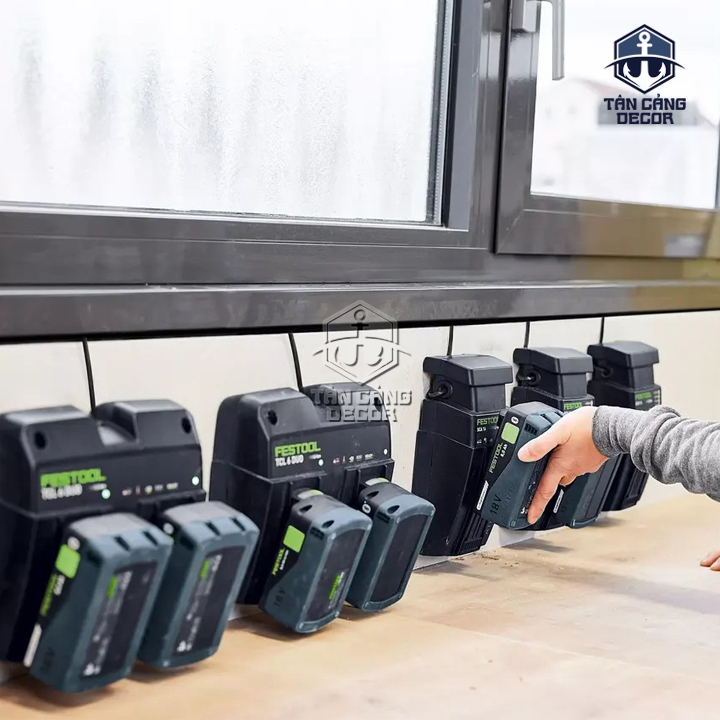 Combo Pin 18V Festool 2x Pin 5.0 Ah và Sạc Đôi SYS 18V 2x5.0/TCL 6 DUO (577079) - Ảnh 2