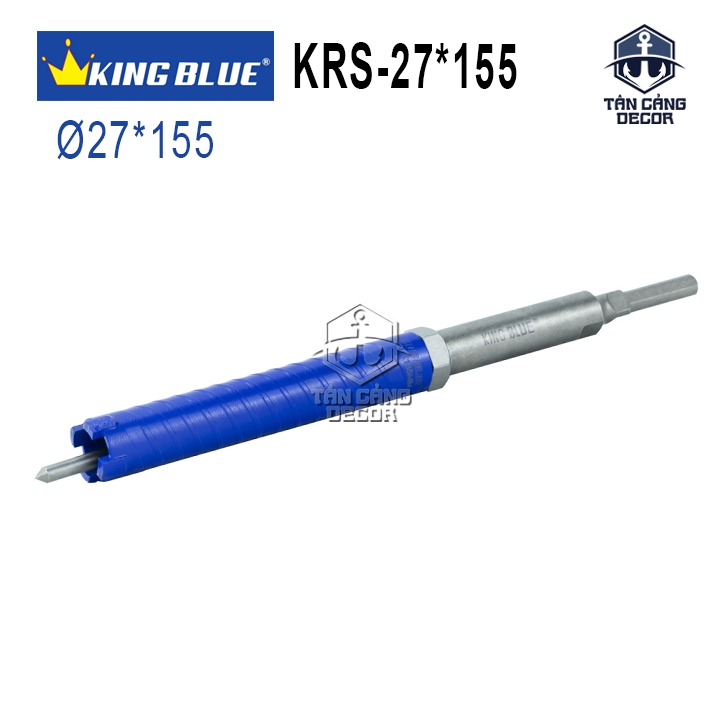 Mũi Khoan Rút Lõi Bê Tông Kingblue Bản Mới Màu Xanh KRS ( Nhiều Kích Thước ) - Ảnh 5
