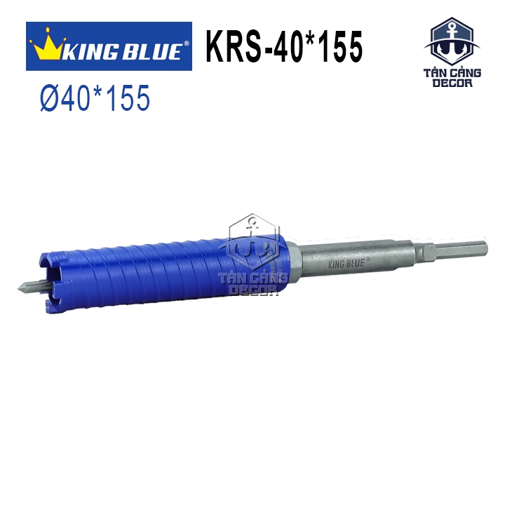 Mũi Khoan Rút Lõi Bê Tông Kingblue Bản Mới Màu Xanh KRS ( Nhiều Kích Thước ) - Ảnh 8