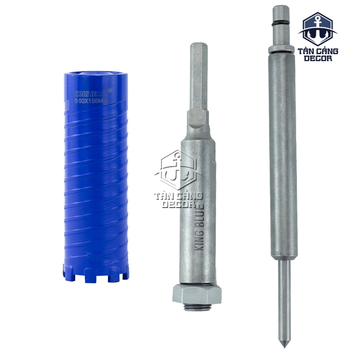 Mũi Khoan Rút Lõi Bê Tông Kingblue Bản Mới Màu Xanh KRS ( Nhiều Kích Thước ) - Ảnh 4