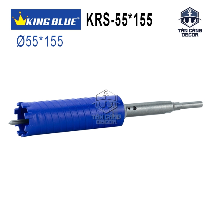 Mũi Khoan Rút Lõi Bê Tông Kingblue Bản Mới Màu Xanh KRS ( Nhiều Kích Thước ) - Ảnh 10