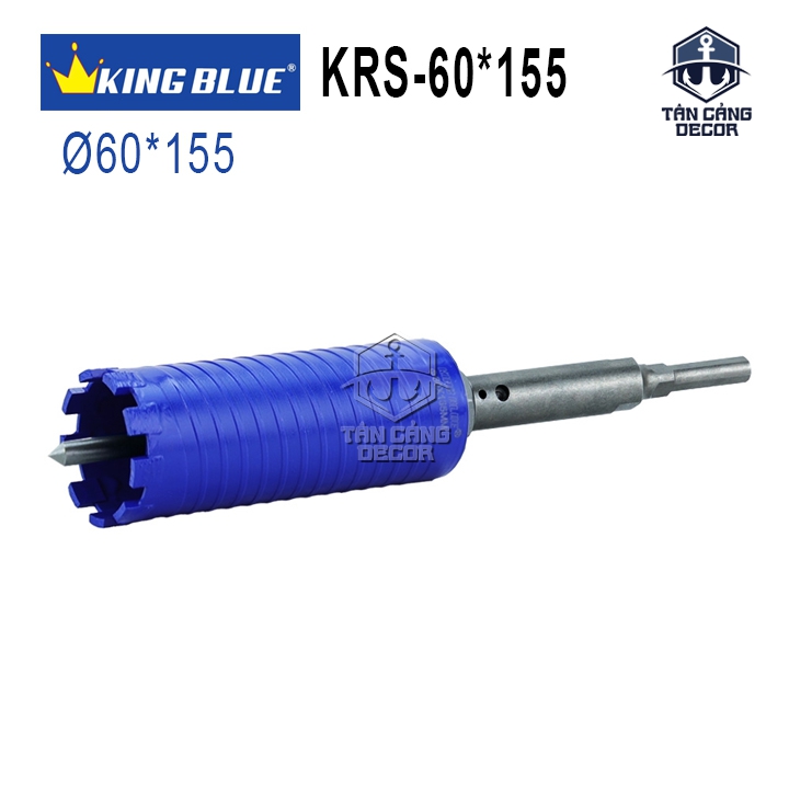 Mũi Khoan Rút Lõi Bê Tông Kingblue Bản Mới Màu Xanh KRS ( Nhiều Kích Thước ) - Ảnh 11
