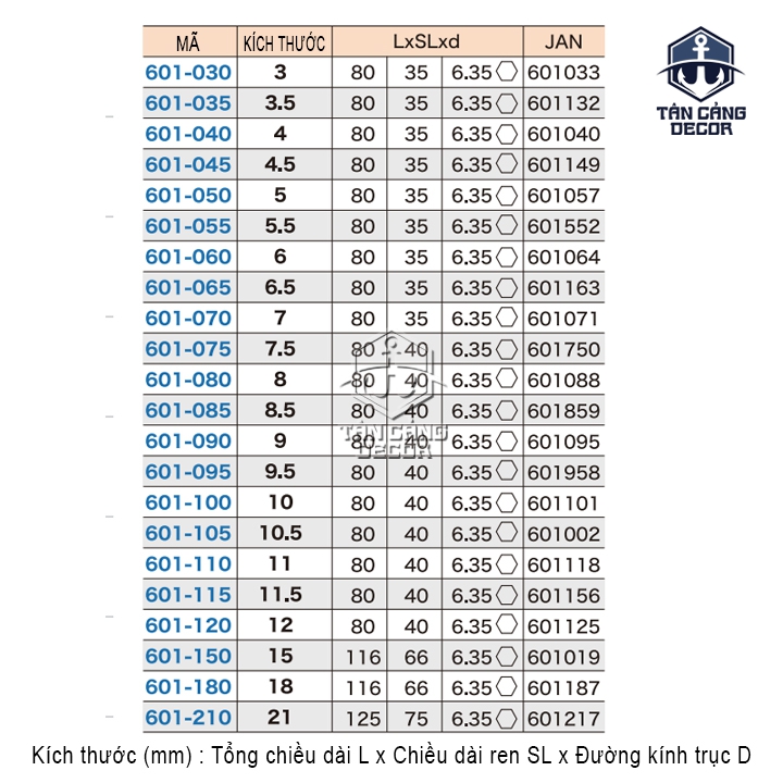 Mũi Khoan Gỗ Star M 601 Chuyên Khoan Tre Nứa Chuôi Dài Lục Giác ( Nhiều Kích Thước Từ 3 - 21 mm ) - Ảnh 2