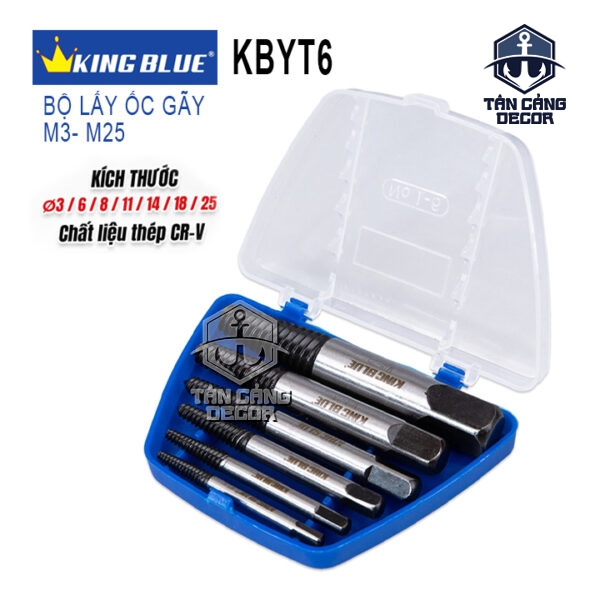 Bộ Mở Toét Đầu Vít Kingblue KBYT6