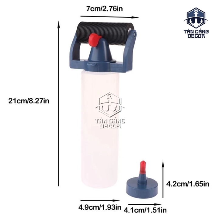 Bộ Dụng Cụ Hỗ Trợ Dán Keo Gỗ Bản 7 Cm - Ảnh 2