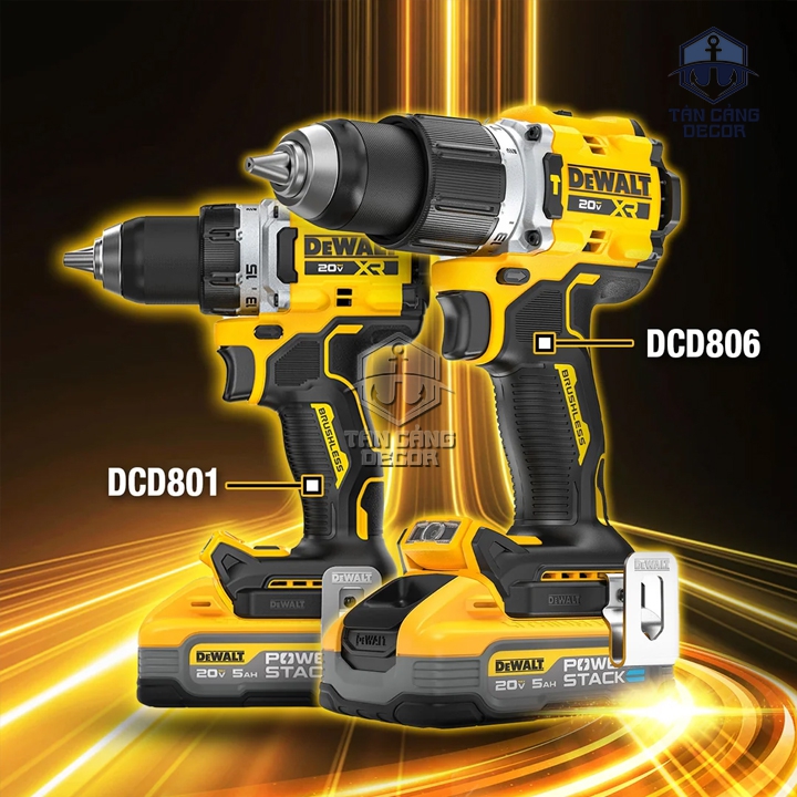 Máy Khoan Động Lực Dùng Pin DeWalt 20V DCD806 ( Thân Máy ) ( Trang Bị Chống KickBack ) - Ảnh 7