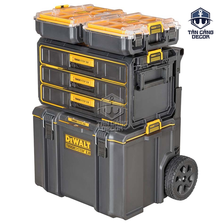 Thùng Đựng Đồ Nghề 3 Ngăn Kéo DeWalt DWST08330-1 ToughSystem 2.0 Chuẩn IP65 - Ảnh 4