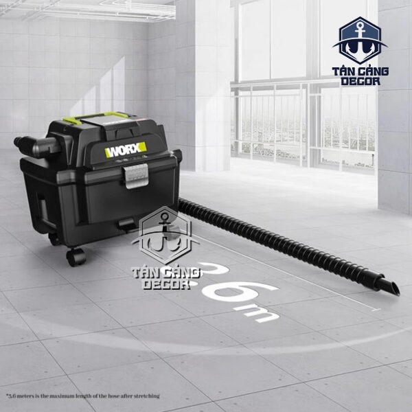 Máy Hút Bụi Dùng Pin 20V Worx WU037 ( Thân Máy ) ( Trang Bị Nút Điều Khiển Bluetooth ) - Ảnh 8