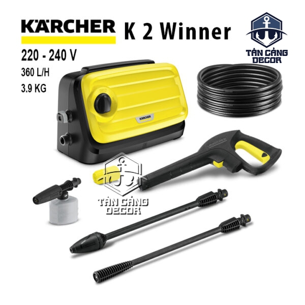 Máy xịt rửa xe áp lực Karcher K 2 Winner 1400W