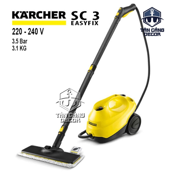 Máy Xịt Làm Sạch Bằng Hơi Nước Karcher SC 3 Easyfix 1900W