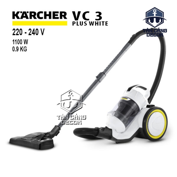 Máy Hút Bụi Gia Đình Karcher VC 3 Plus White 1100W