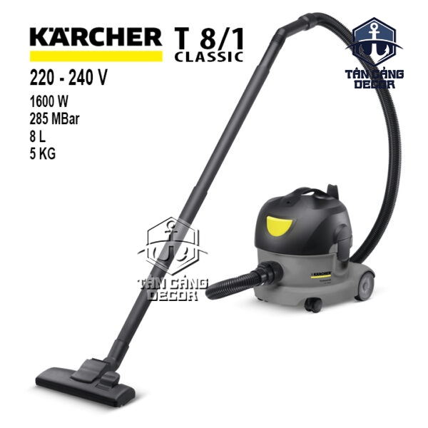 Máy Hút Bụi Khô Công Nghiệp Karcher T 8/1 Classic 1600W
