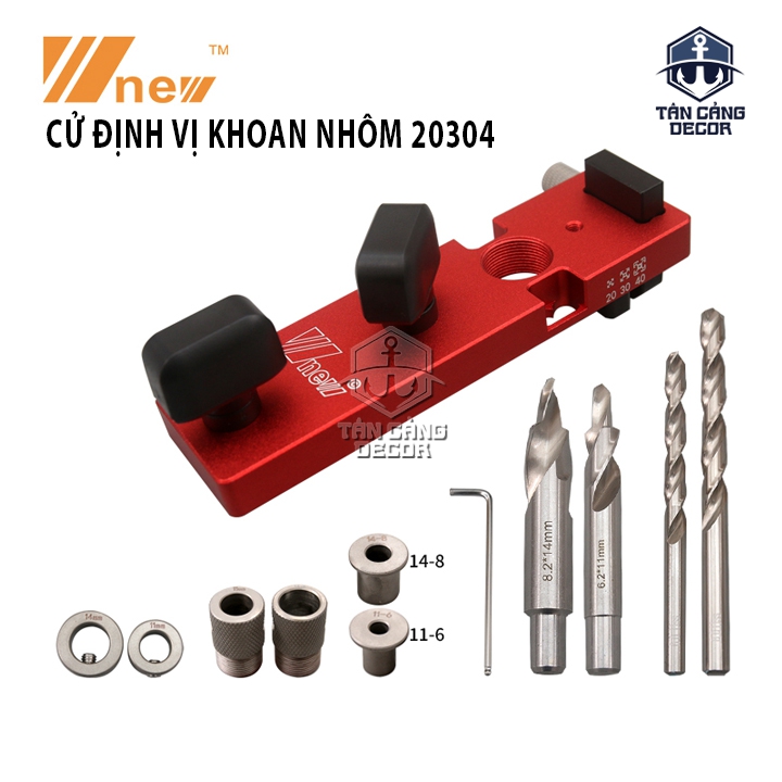 Bộ Cử Khoan Lỗ Nhôm 203040 Wnew