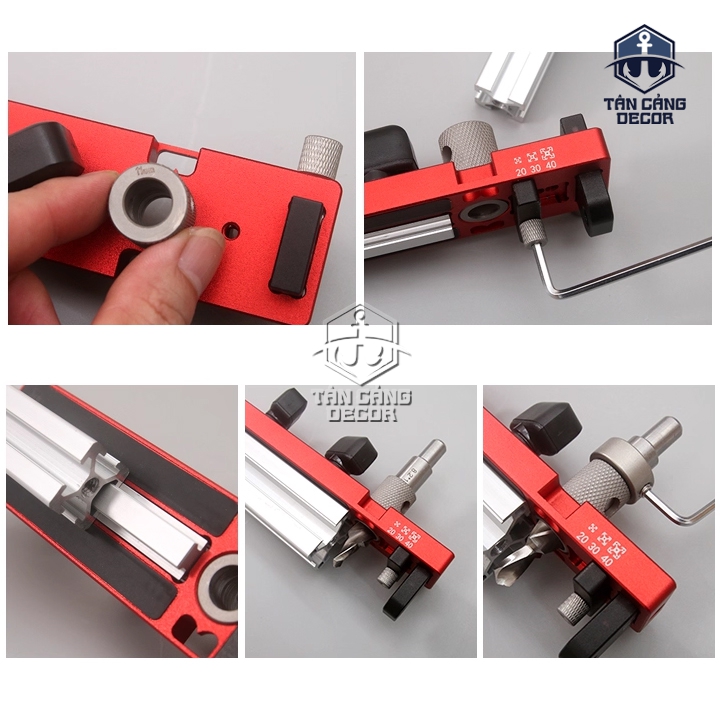 Bộ Cử Khoan Lỗ Nhôm 203040 Wnew - Ảnh 5