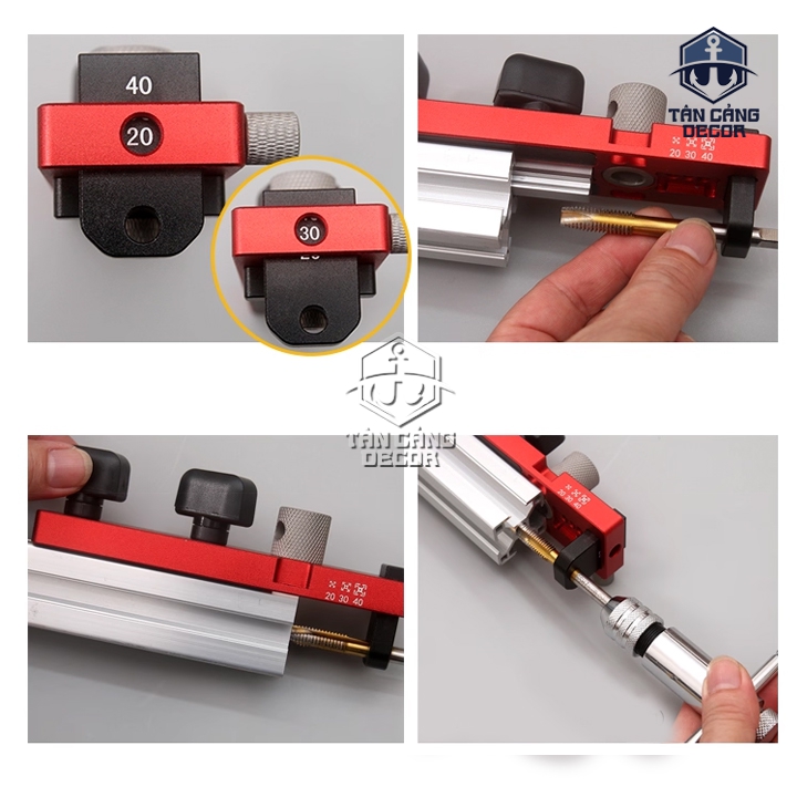 Bộ Cử Khoan Lỗ Nhôm 203040 Wnew - Ảnh 7