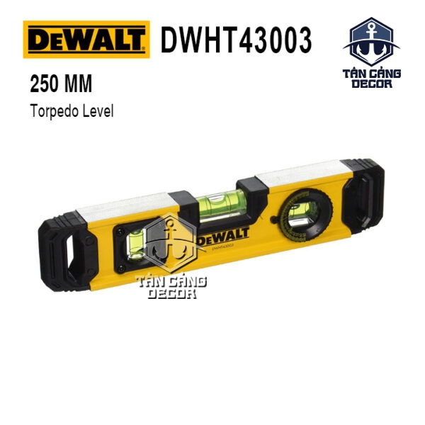 Thước Nivo 25 Cm Dewalt DWHT43003 (Có Nam Châm)