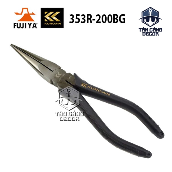 Kìm nhọn KUROKIN 353R-200BG – FUJIYA Nhật Bản
