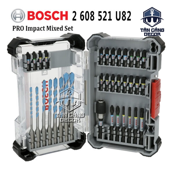 Bộ Mũi Khoan Đa Năng 35 Chi Tiết Bosch 2 608 521 U82