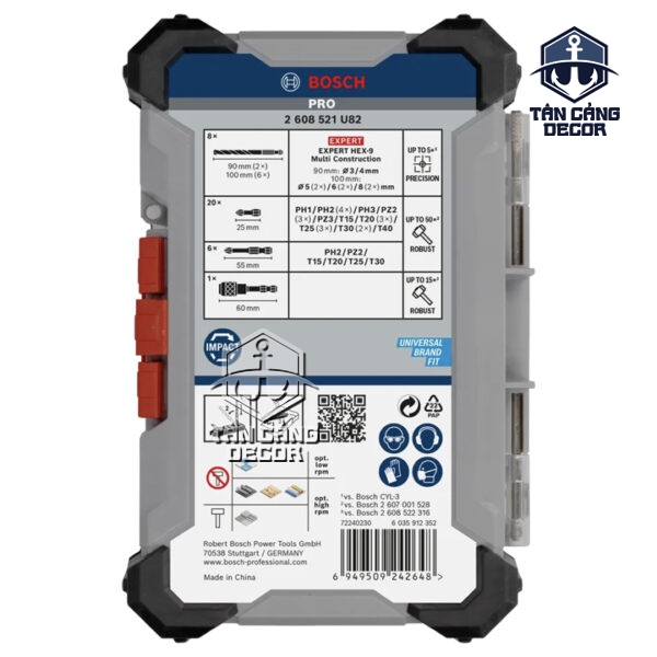 Bộ Mũi Khoan Đa Năng 35 Chi Tiết Bosch 2 608 521 U82 - Ảnh 4