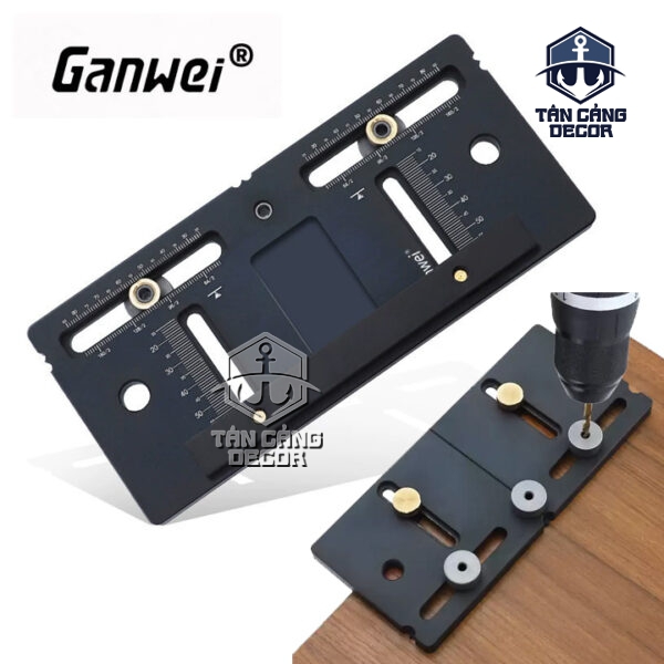 Bộ Cữ Định Vị Lắp Tay Nắm Nhôm Hợp Kim Ganwei