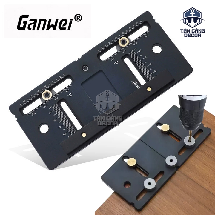 Bộ Cữ Định Vị Lắp Tay Nắm Nhôm Hợp Kim Ganwei