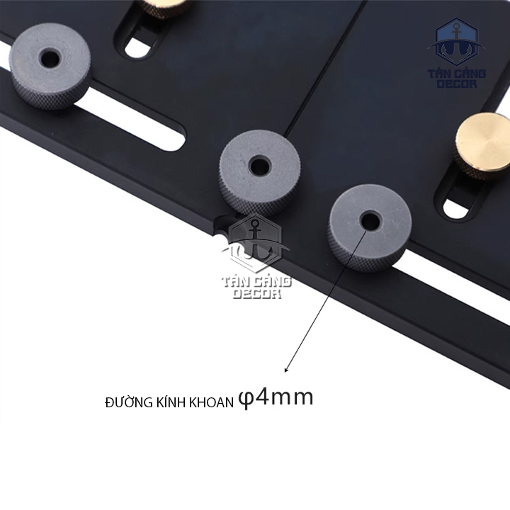 Bộ Cữ Định Vị Lắp Tay Nắm Nhôm Hợp Kim Ganwei - Ảnh 4