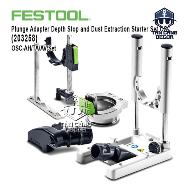 Bộ Cử Cắt Rung & Thu Bụi Festool OSC-AH/TA/AV-Set (203258) Cho Máy Cắt Rung OSC 18